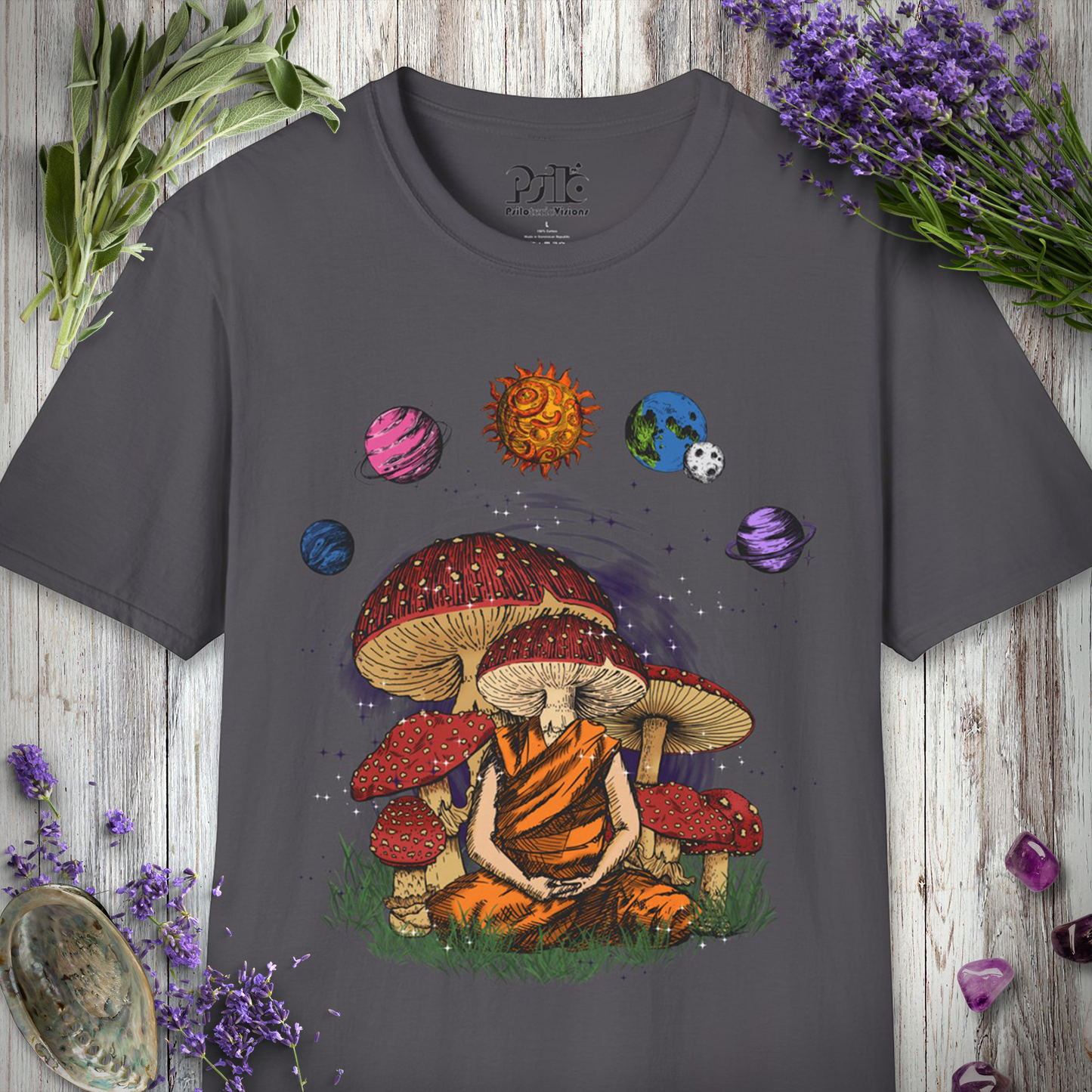 Buddhist Mushroom Head T-SHIRT