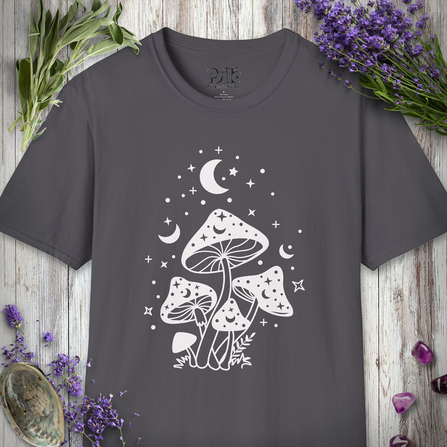 Moonlit Mushrooms T-SHIRT