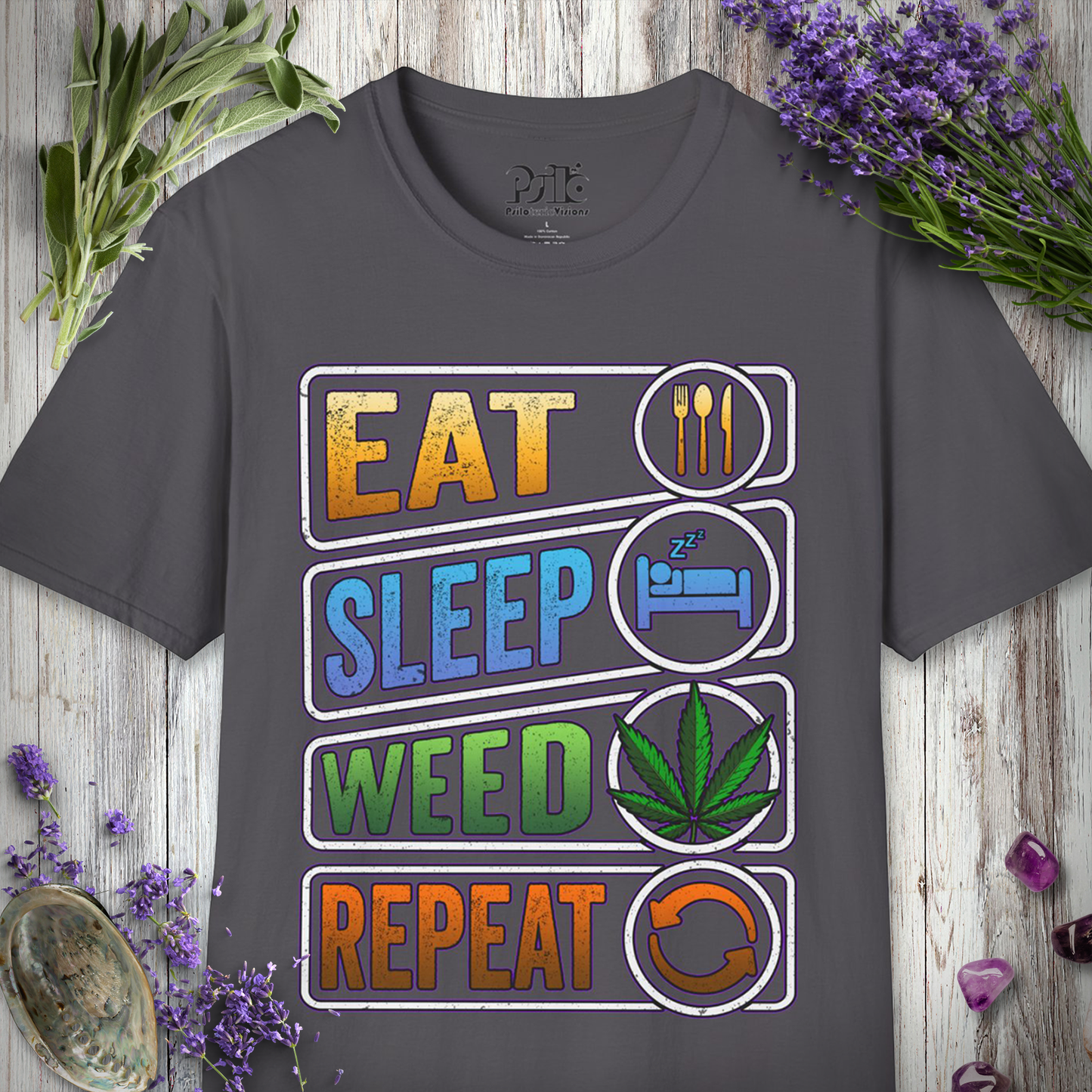 Weed Repeat T-SHIRT