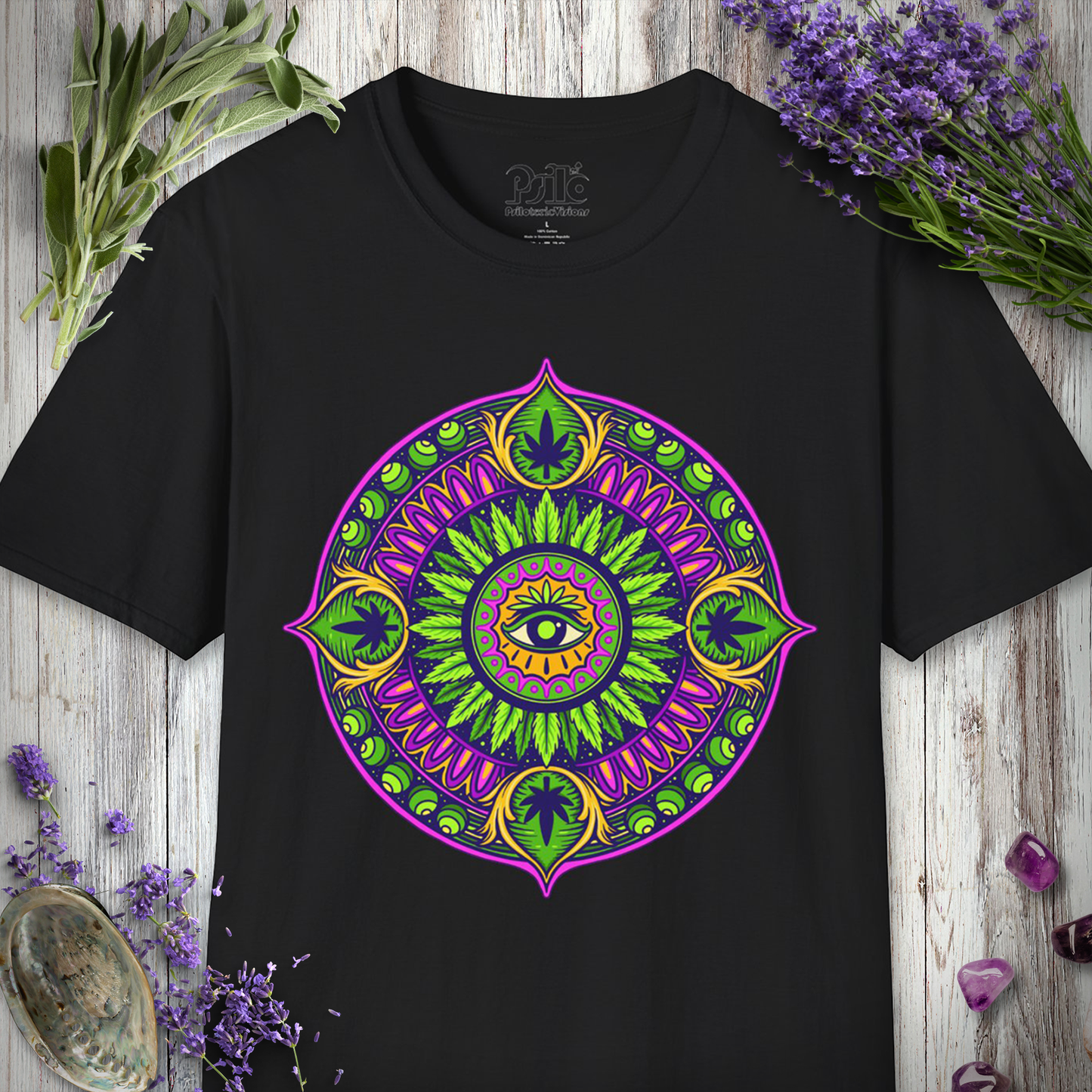 Marijuana Mandala T-SHIRT