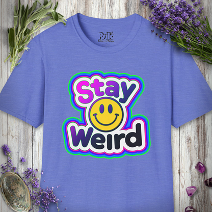 Stay Weird Smiley T-SHIRT