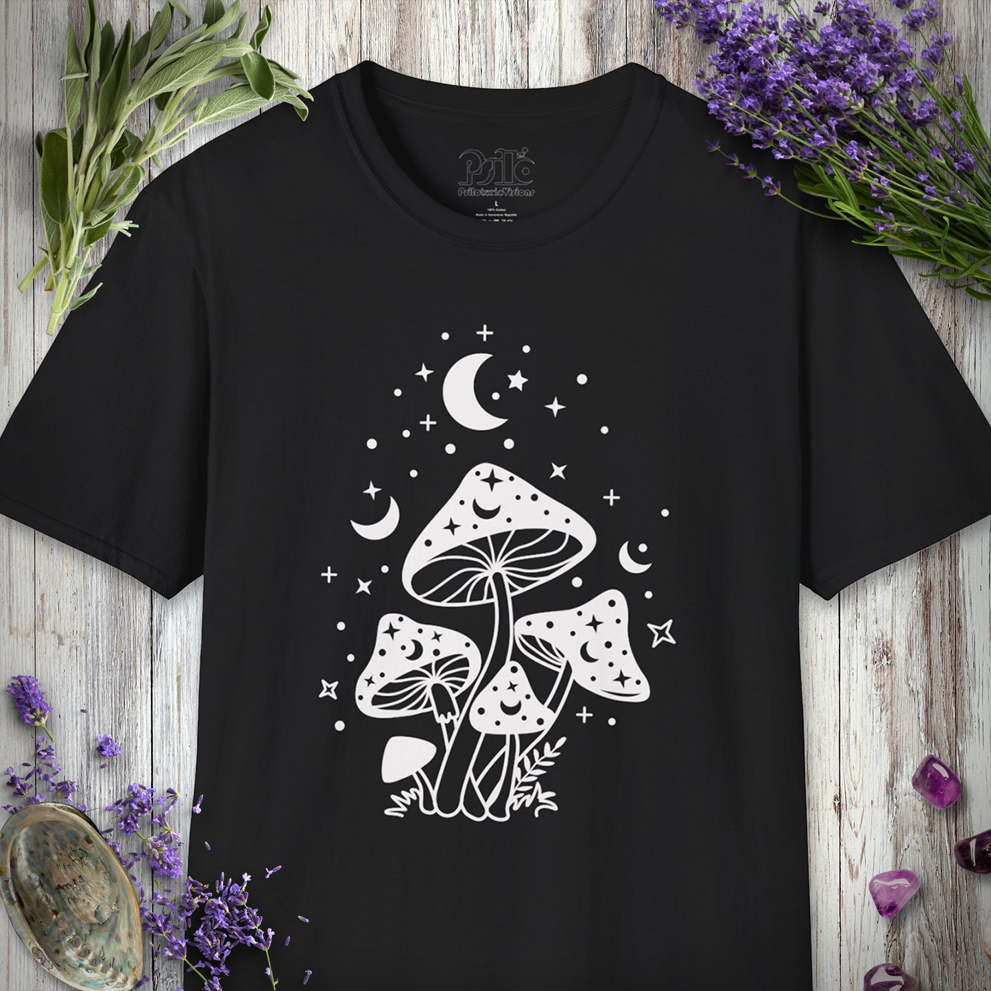 Moonlit Mushrooms T-SHIRT