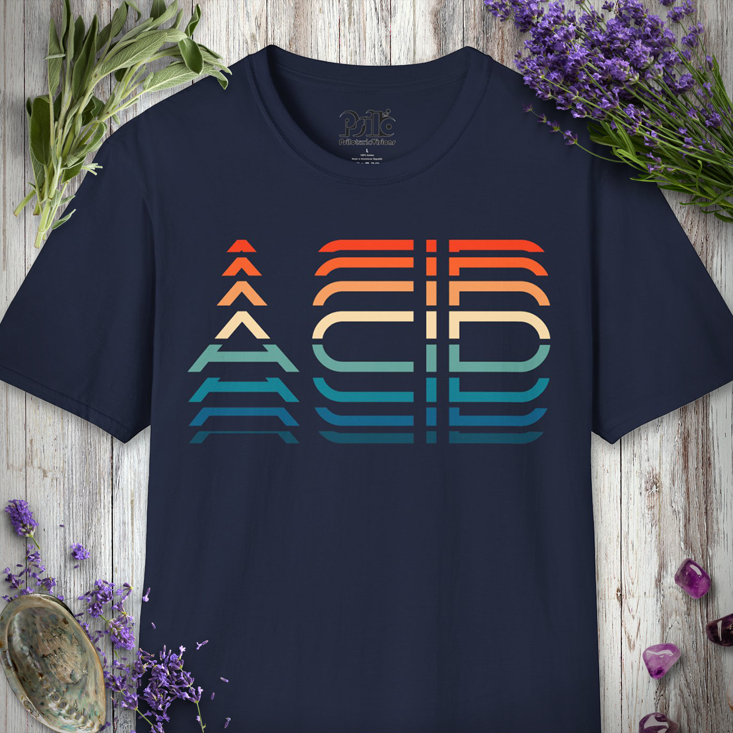 Acid Text Effect T-Shirt