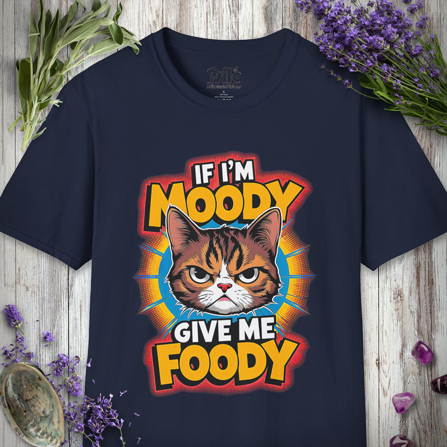 If I'm Moody Give Me Foody T-SHIRT