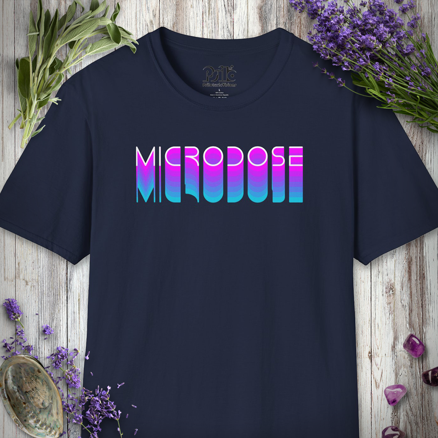 Microdose Text Effect T-SHIRT *