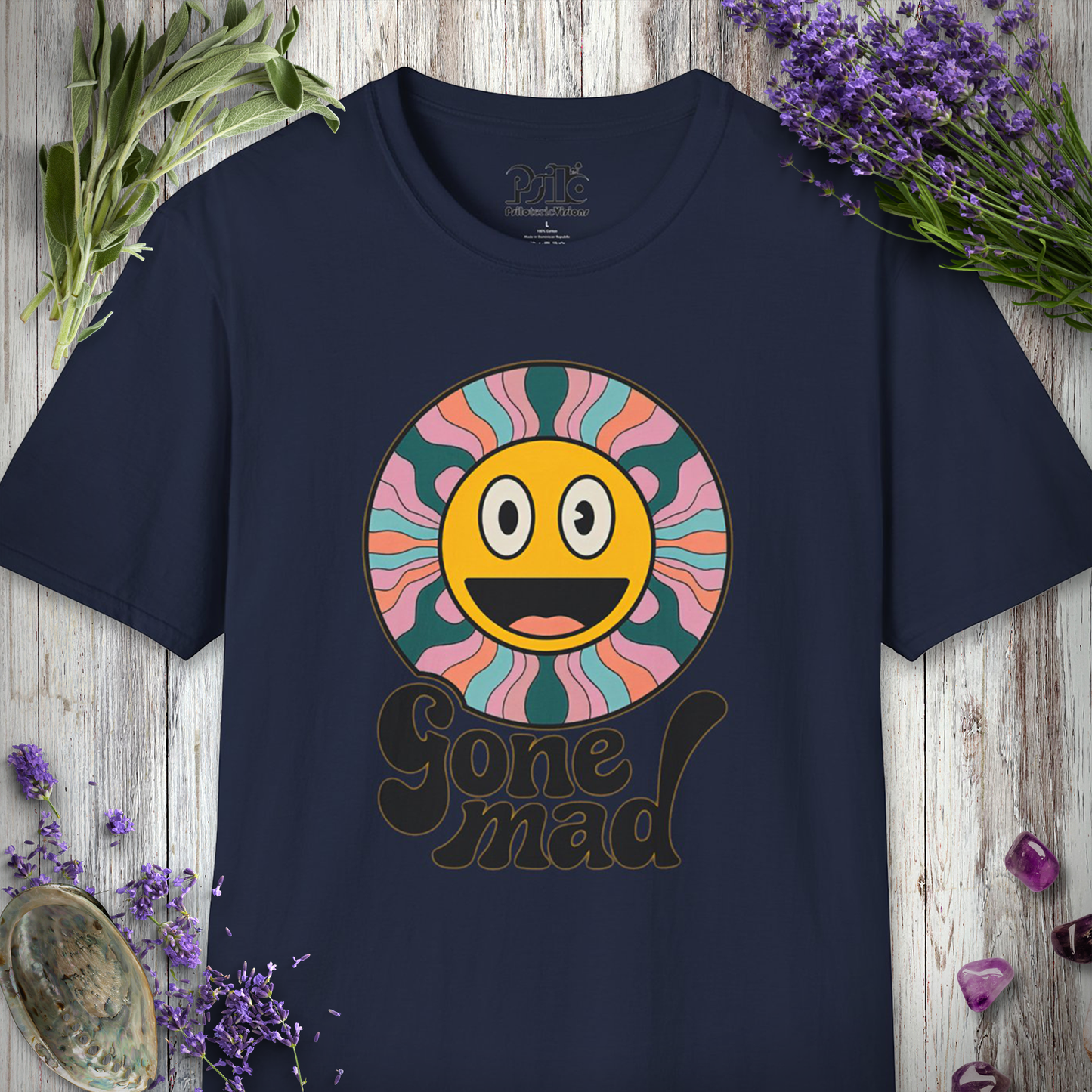 Gone Mad Smiley T-SHIRT