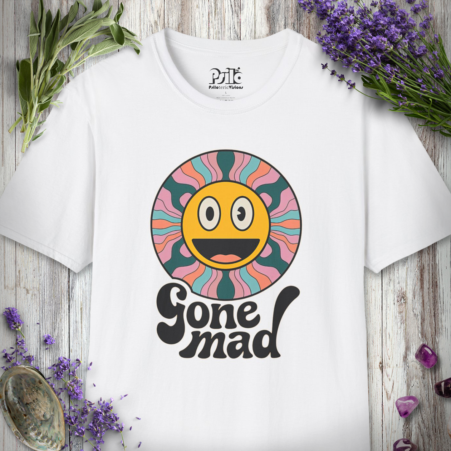 Gone Mad Smiley T-SHIRT