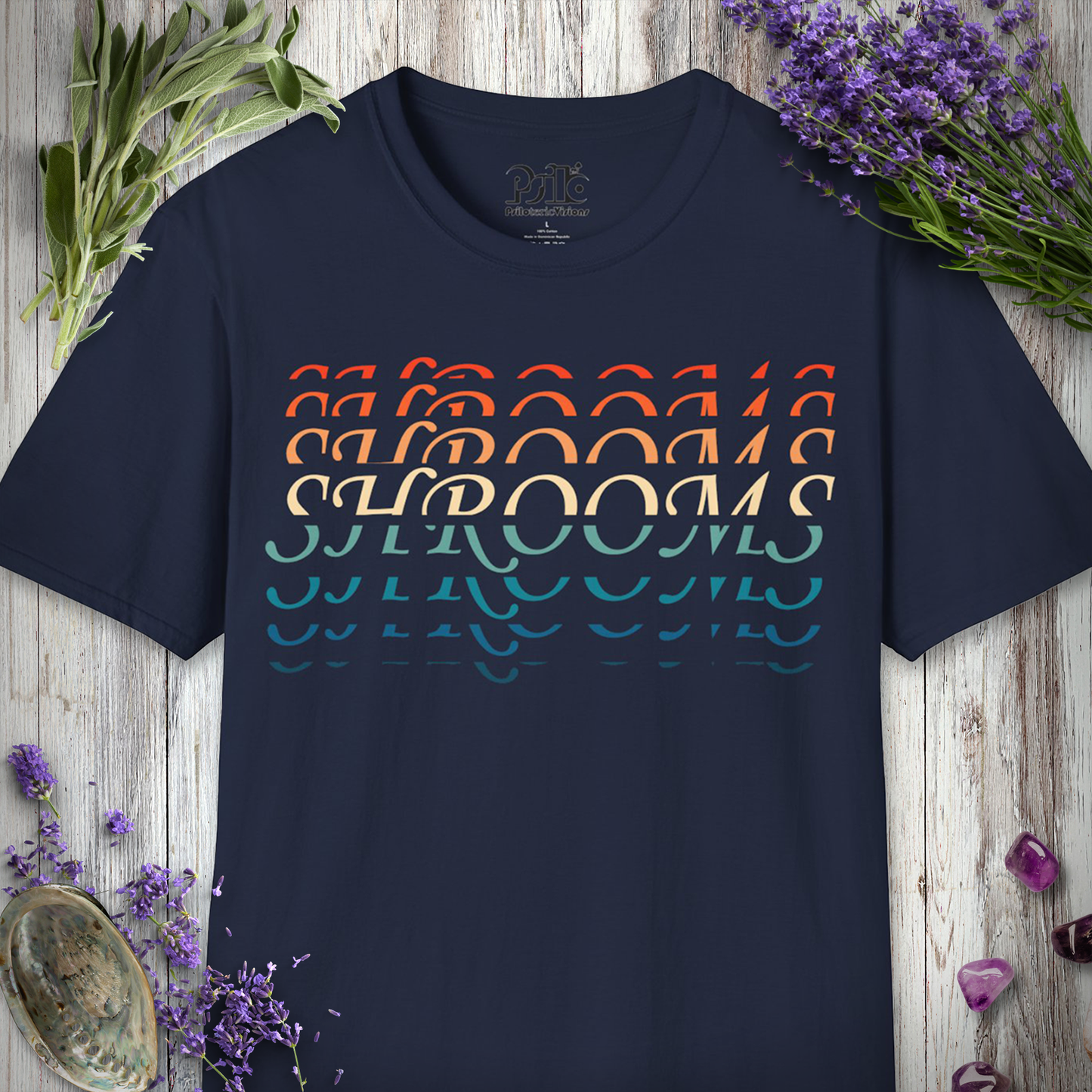 Shrooms Text Effect T-SHIRT