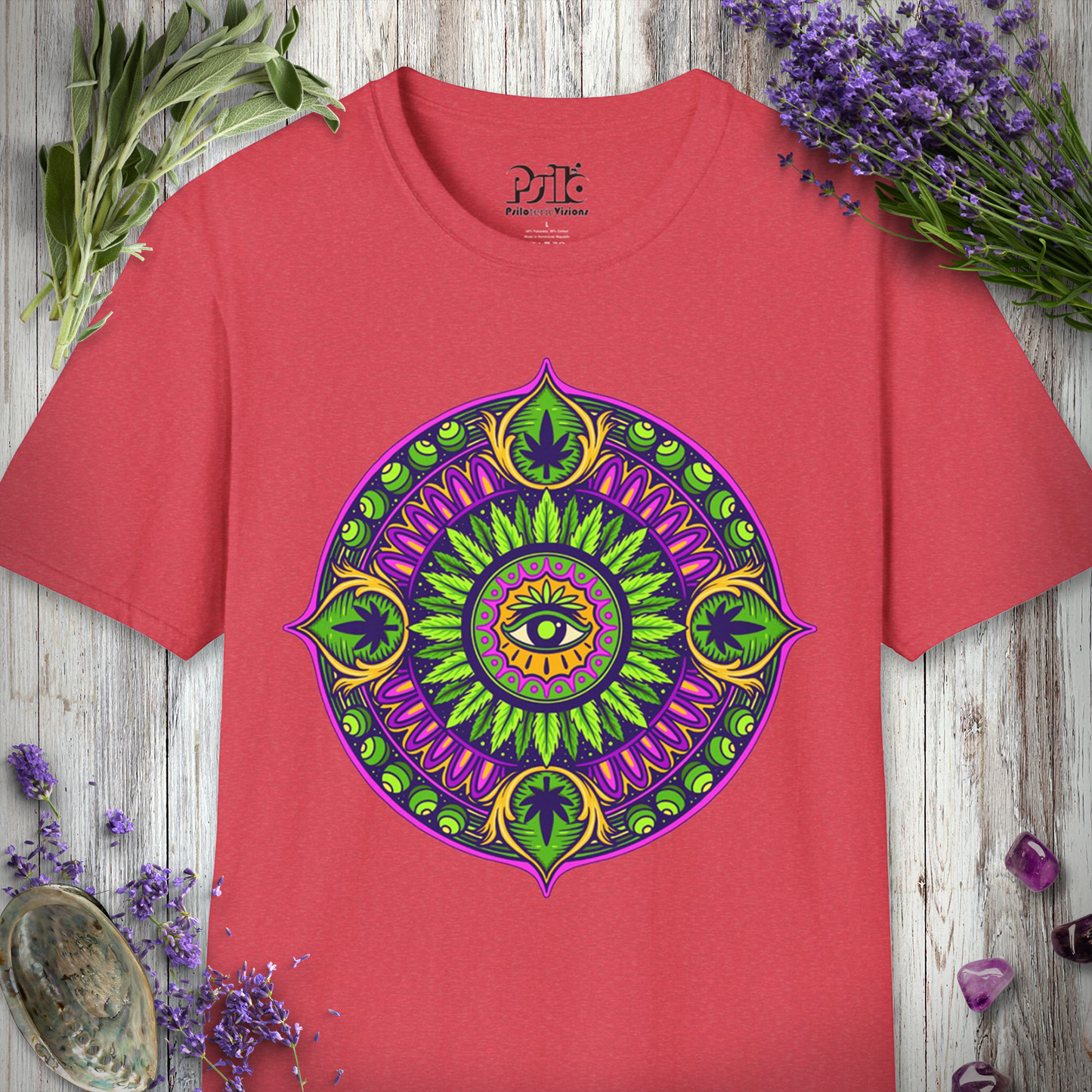 Marijuana Mandala T-SHIRT