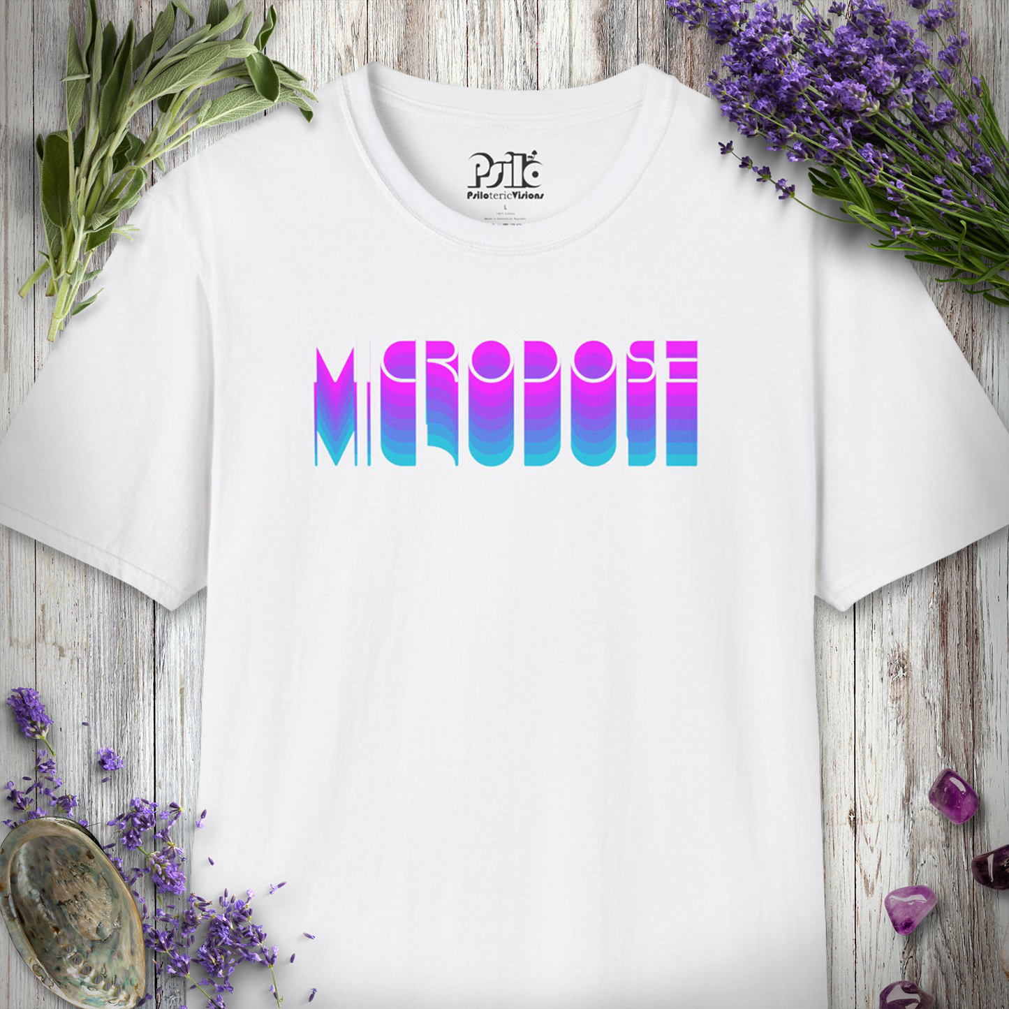 Microdose Text Effect T-SHIRT *