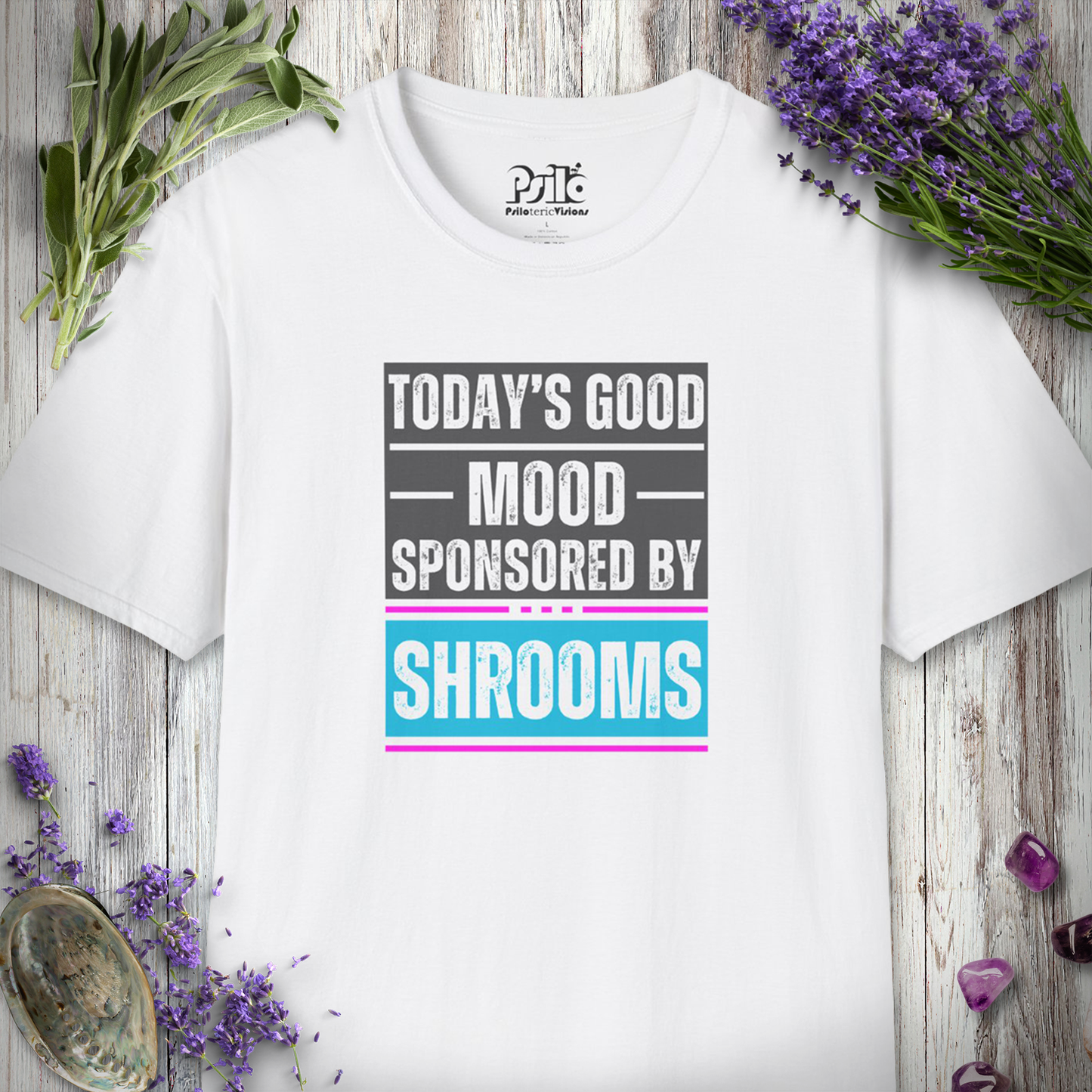 Sponsored By Shrooms T-SHIRT *