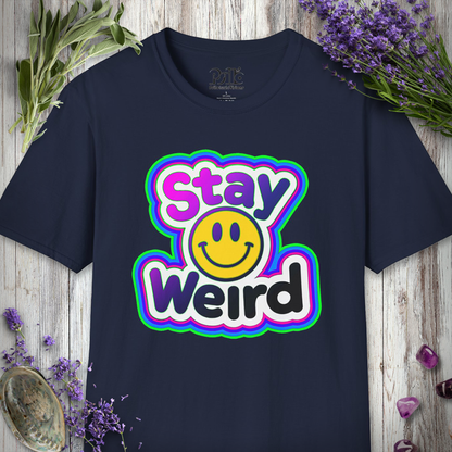 Stay Weird Smiley T-SHIRT