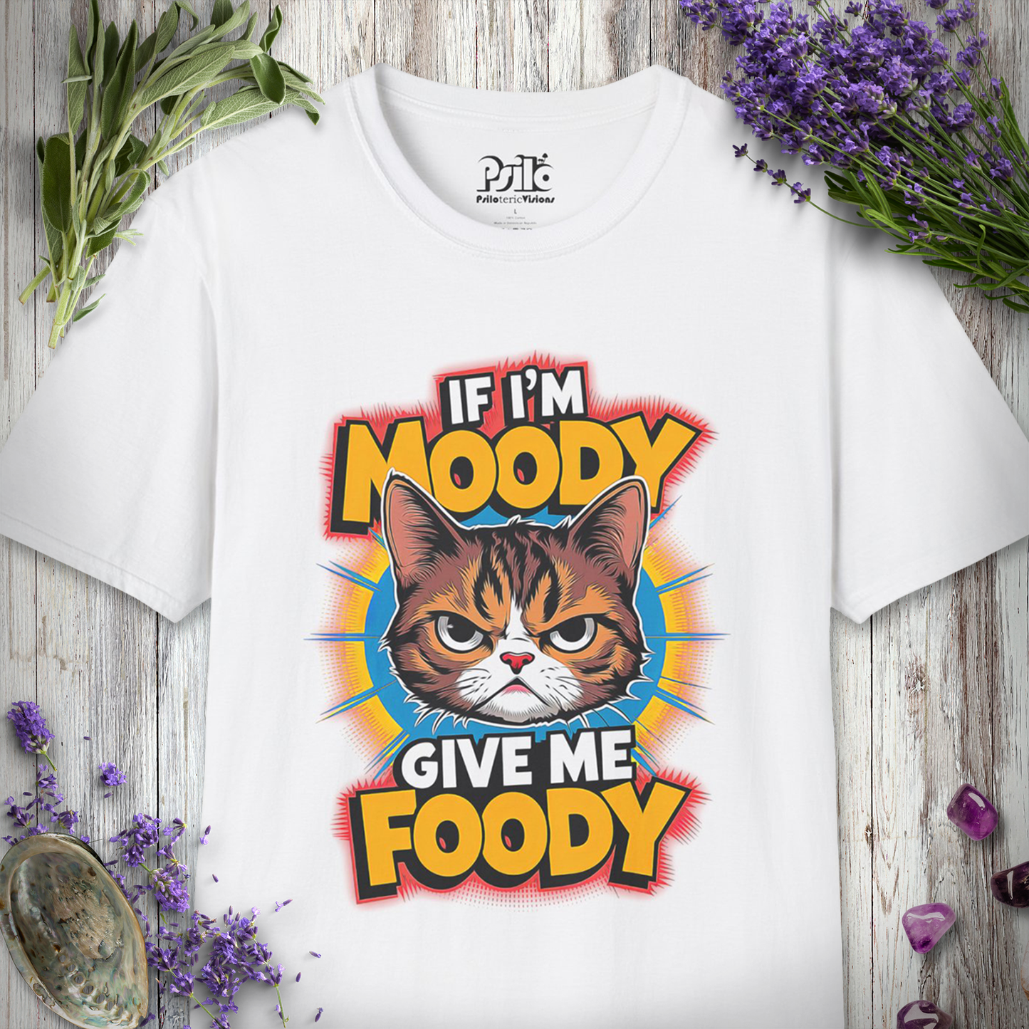 If I'm Moody Give Me Foody T-SHIRT