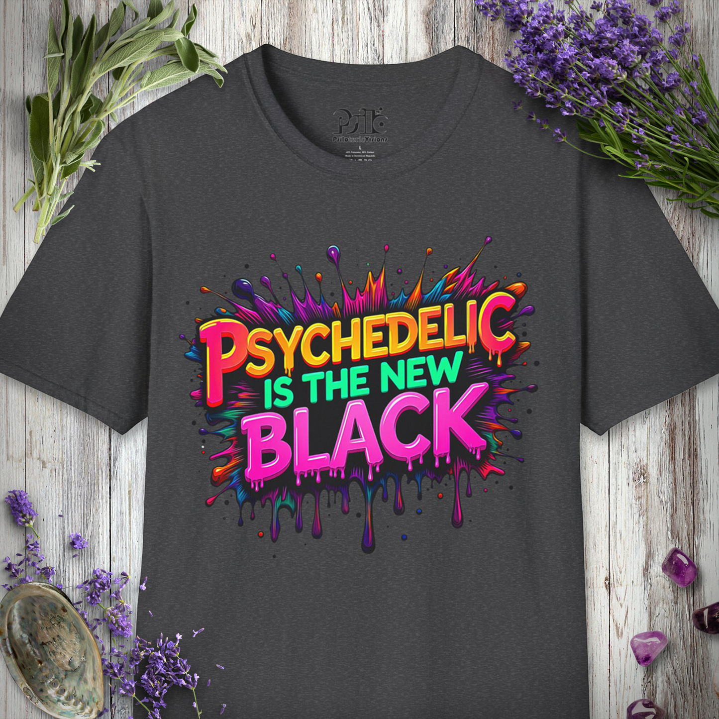 Psychedelic Is The New Black T-SHIRT