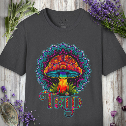 Mushroom Trip Mandala T-SHIRT