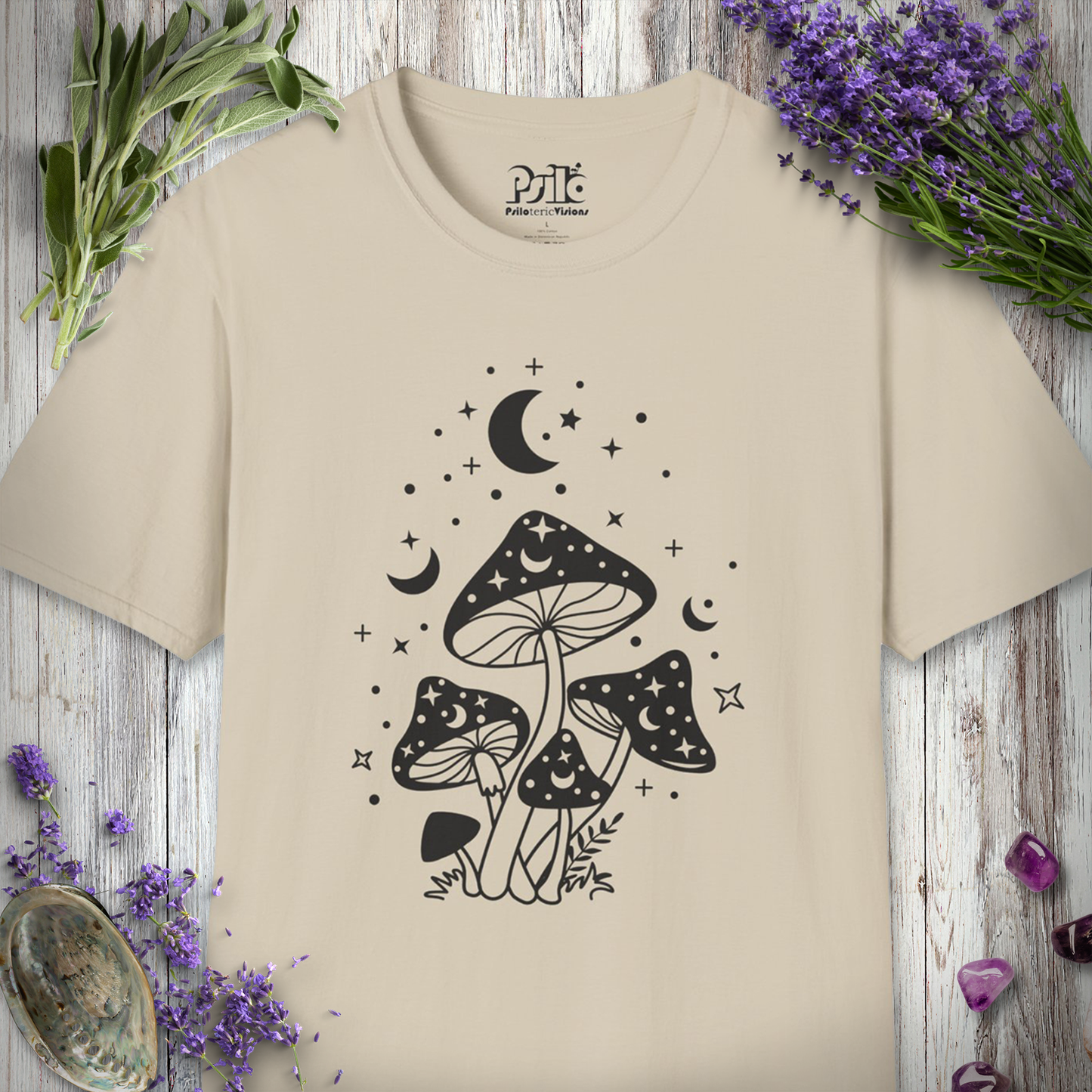 Moonlit Mushrooms T-SHIRT