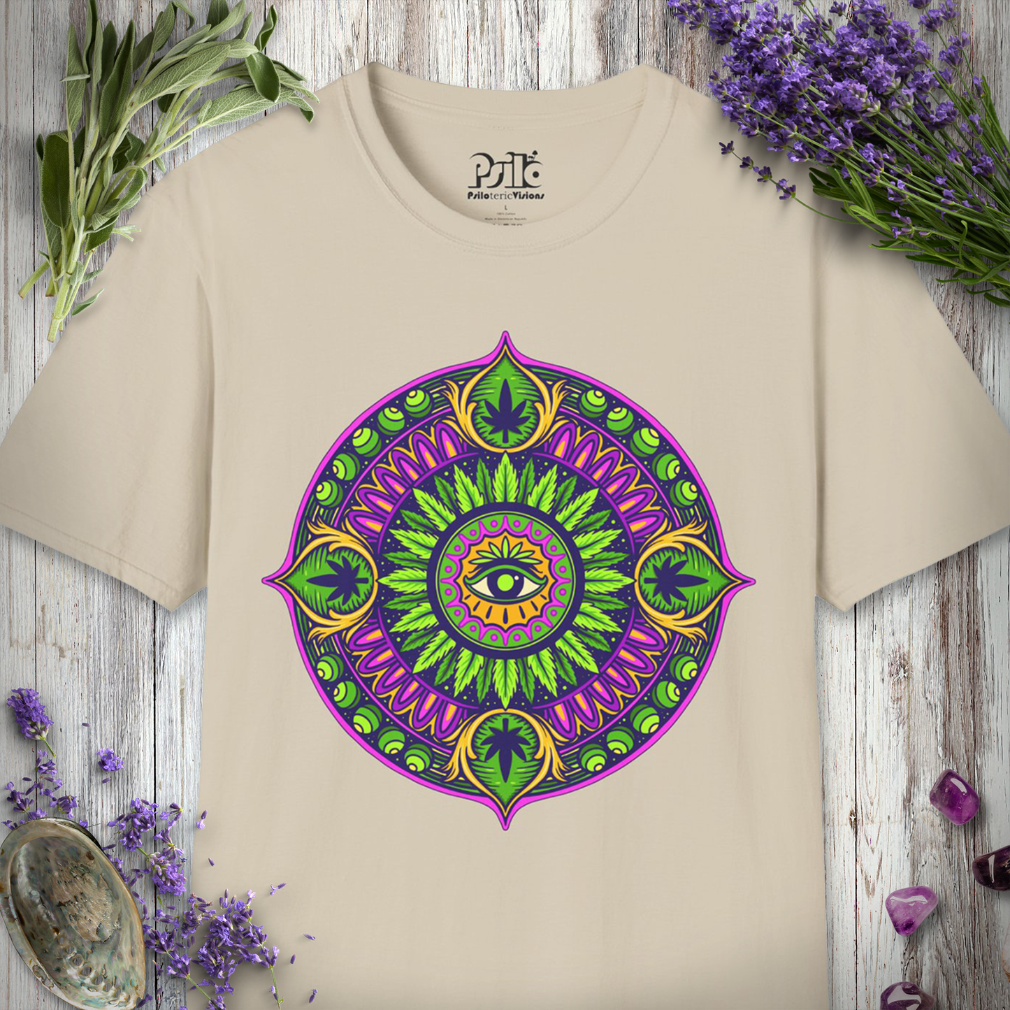 Marijuana Mandala T-SHIRT