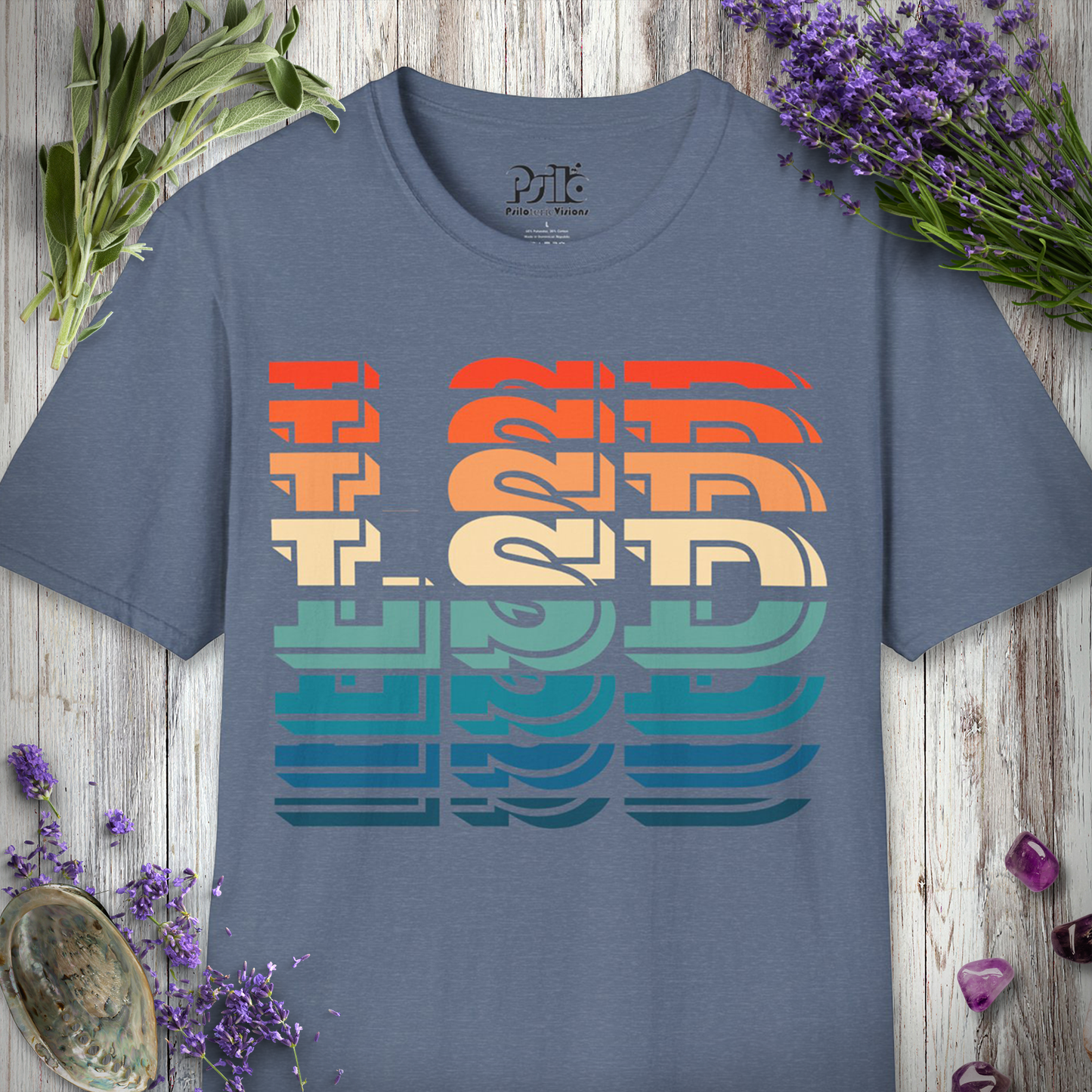 LSD Text Effect T-Shirt