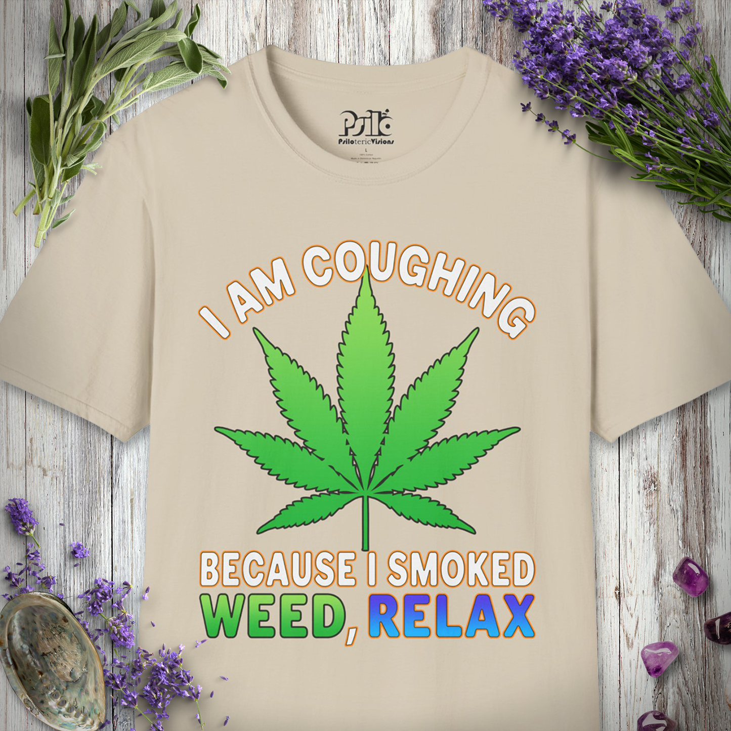 Weed Cough, Relax T-SHIRT