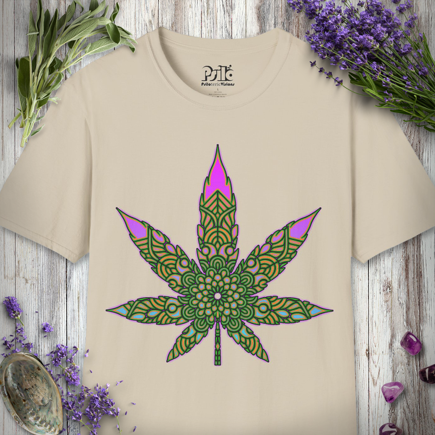 Cannabis Mandala T-SHIRT