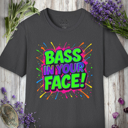 "Bass In Your Face (Paint)" T-SHIRT