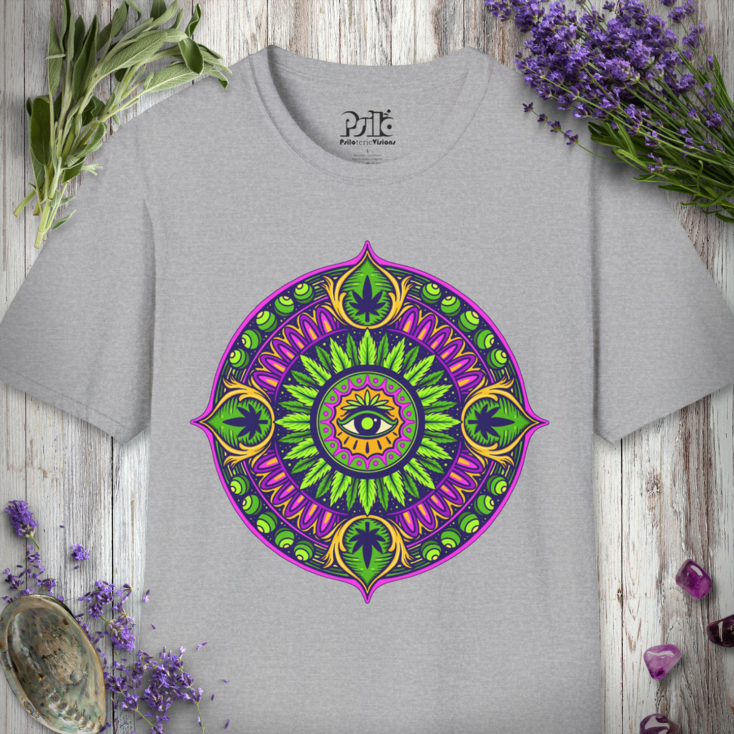 Marijuana Mandala T-SHIRT