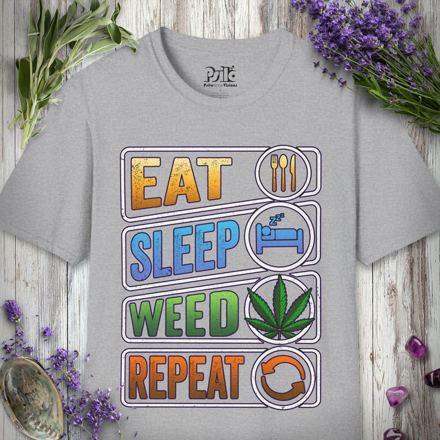 Weed Repeat T-SHIRT