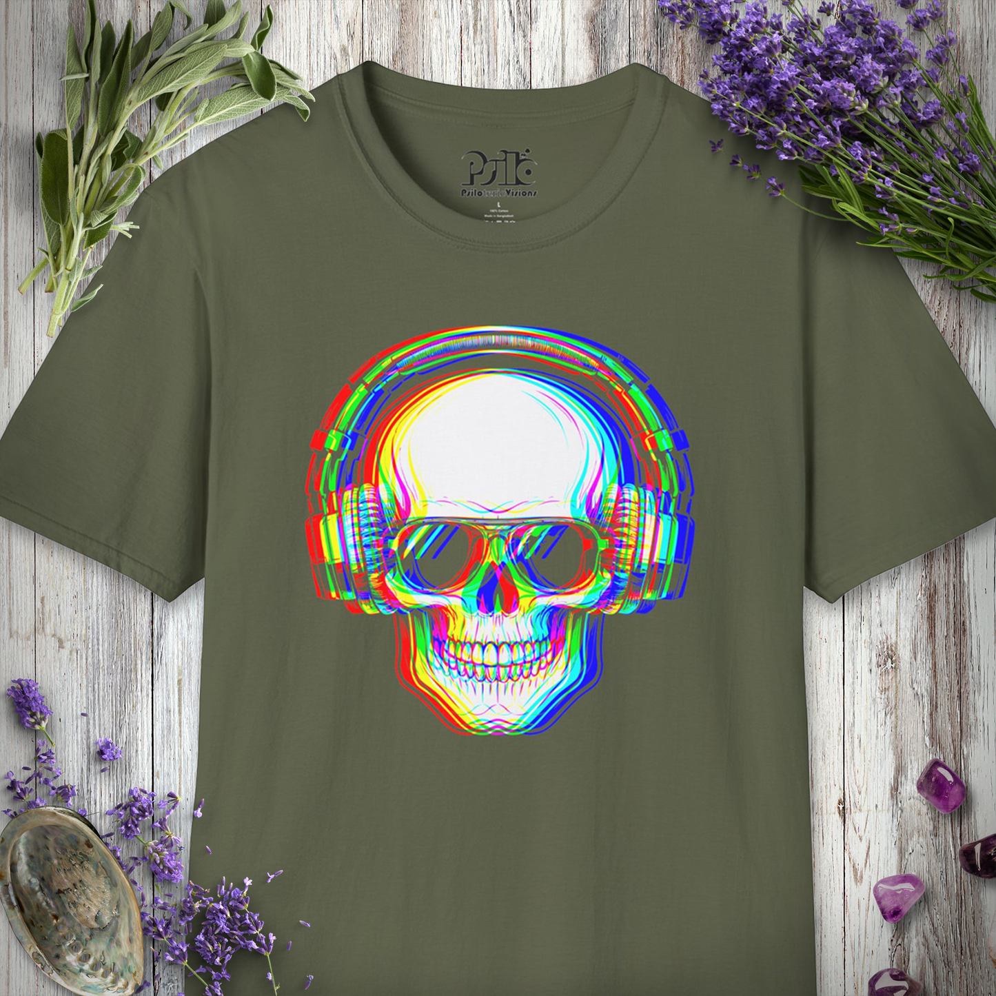 "Skull & Headphones Society" T-SHIRT