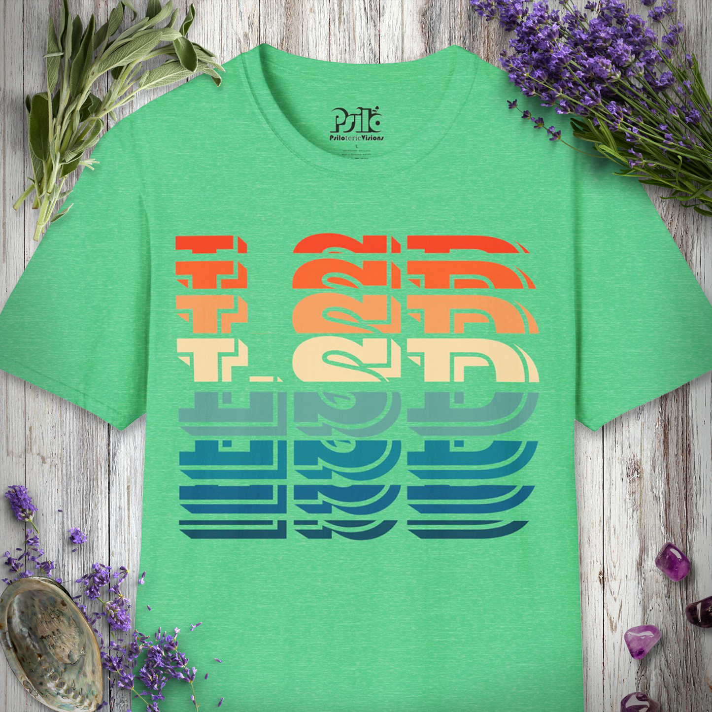 LSD Text Effect T-Shirt