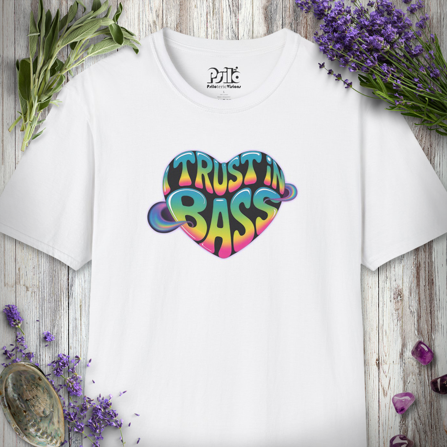 "I Trust In Bass Heart" T-SHIRT