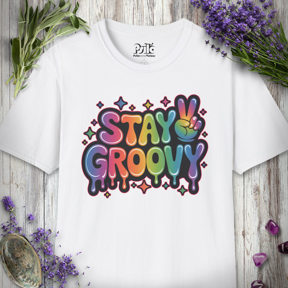 "Stay Groovy" T-SHIRT