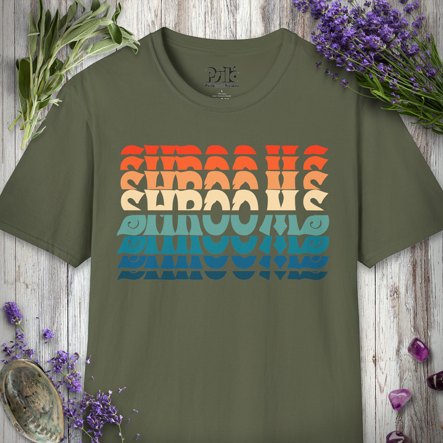 Shrooms Text Effect T-SHIRT