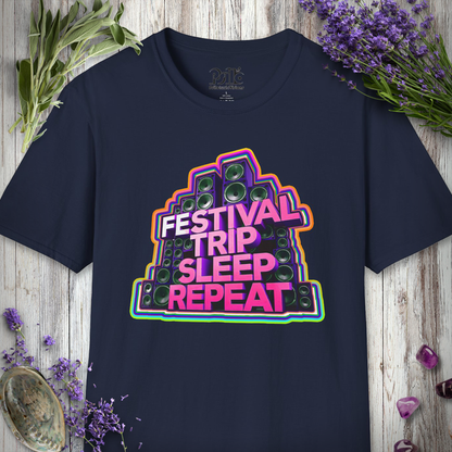 "Festival Trip Sleep Repeat" T-SHIRT