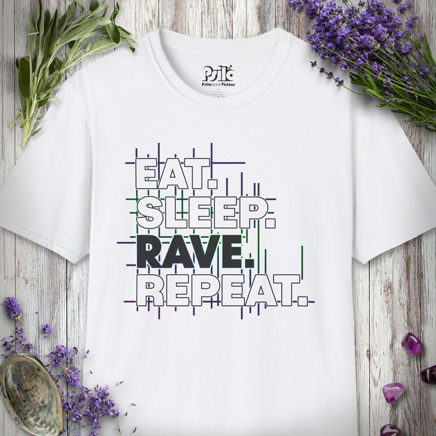 "Rave Repeat" T-SHIRT