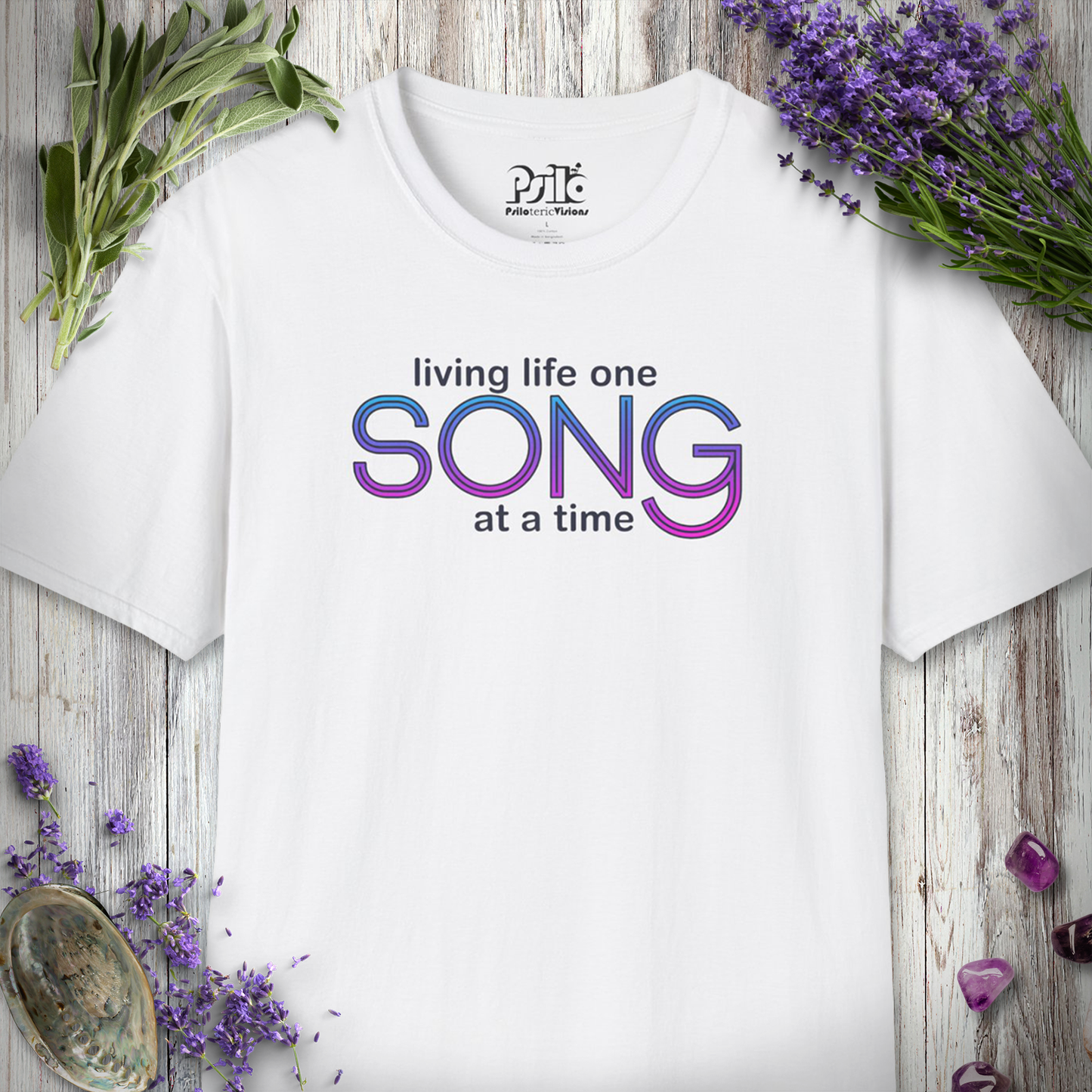 "Living One Song At A Time" T-SHIRT