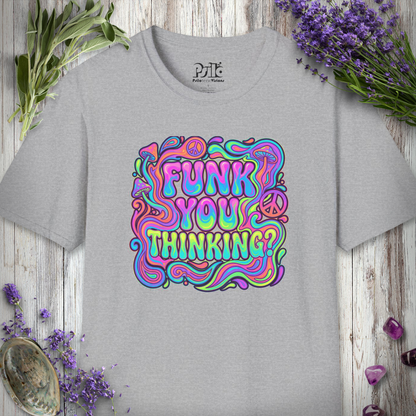"Funk You Thinking (Pastel Neon)" T-SHIRT