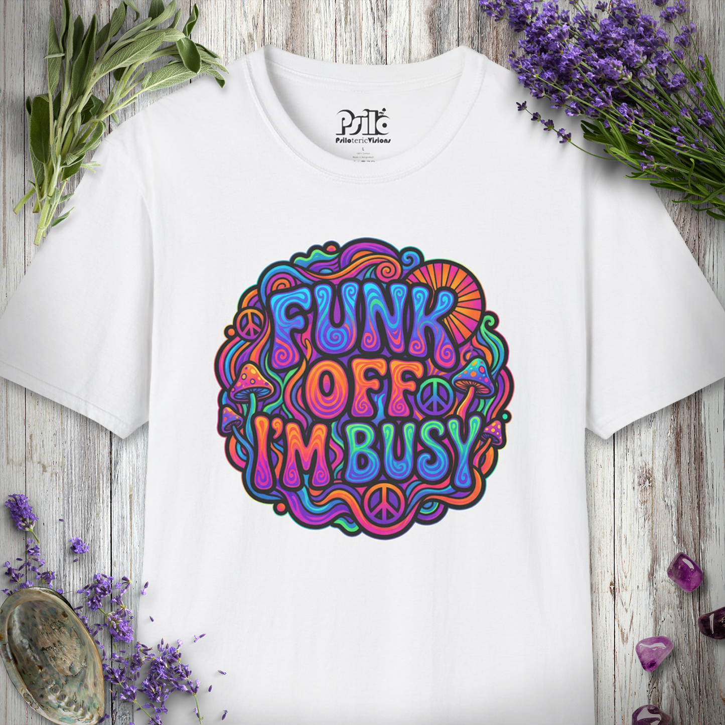 "Funk Off Mushrooms" T-SHIRT