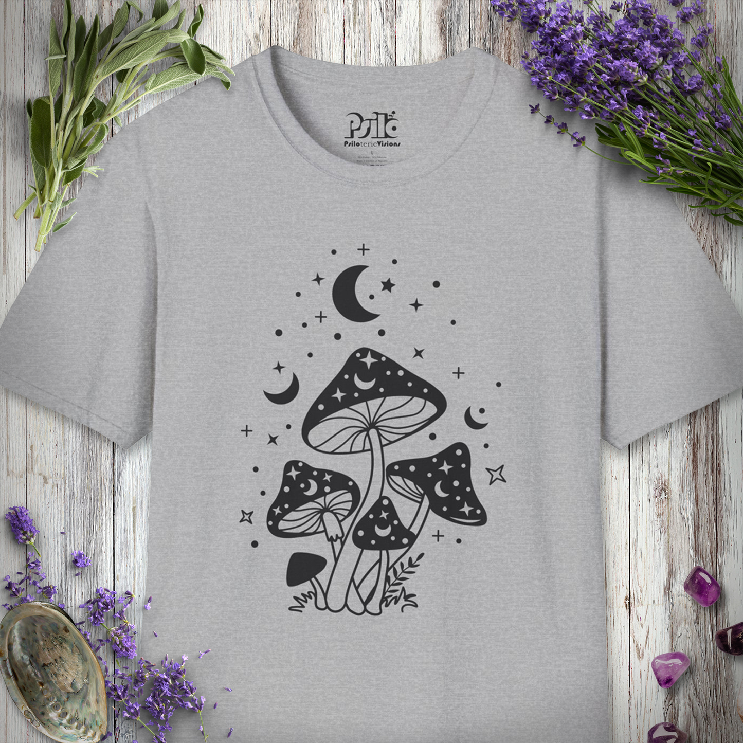 Moonlit Mushrooms T-SHIRT