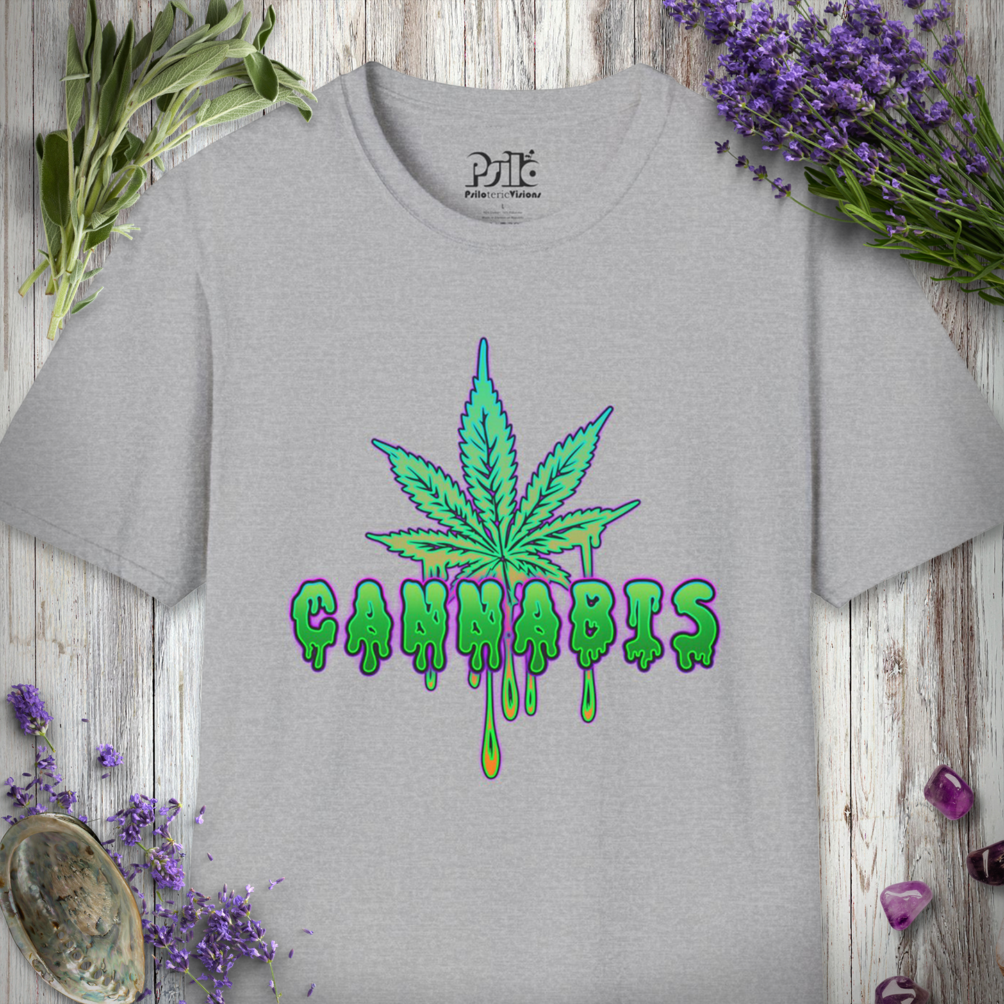 Trippy Cannabis T-SHIRT