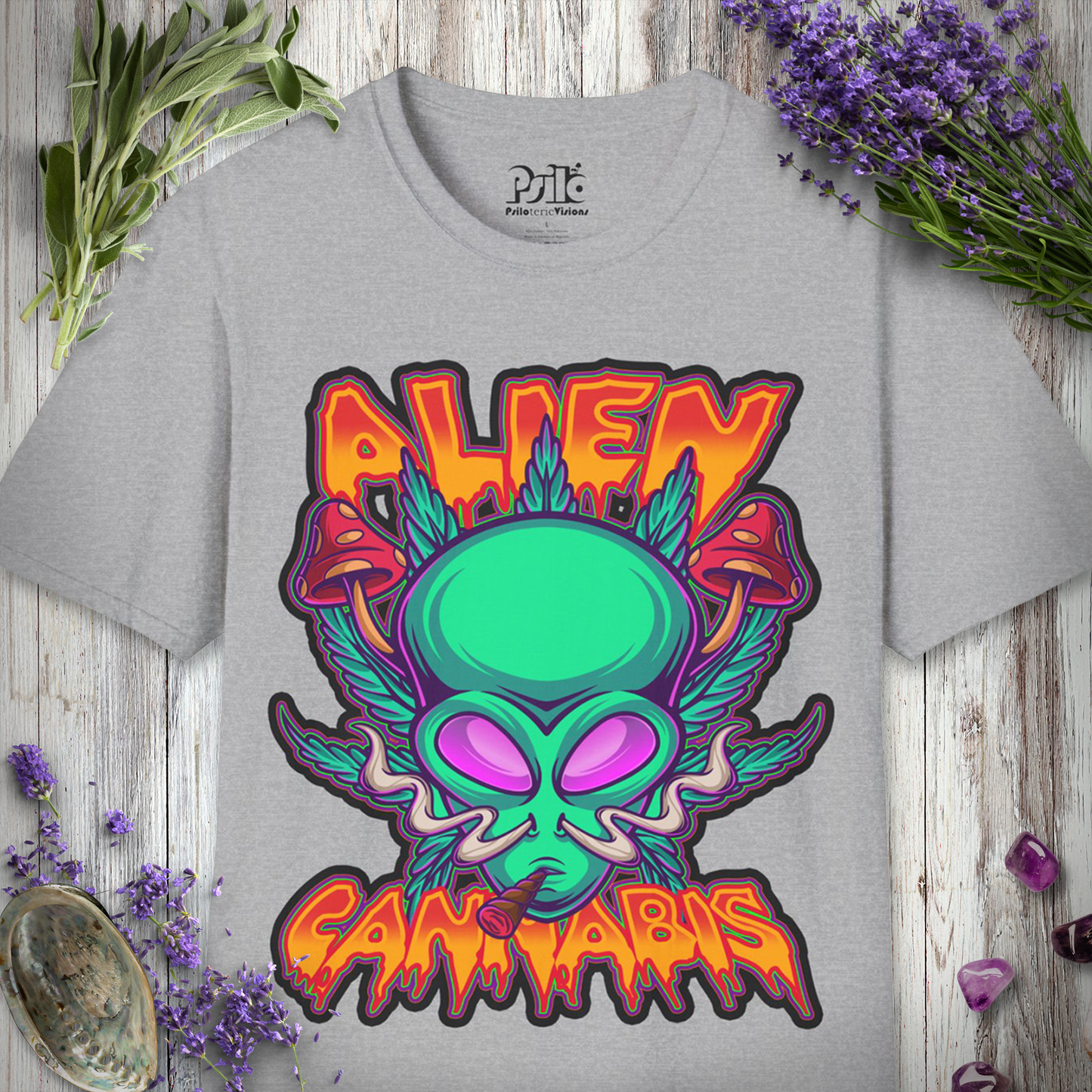 Alien Cannabis T-SHIRT