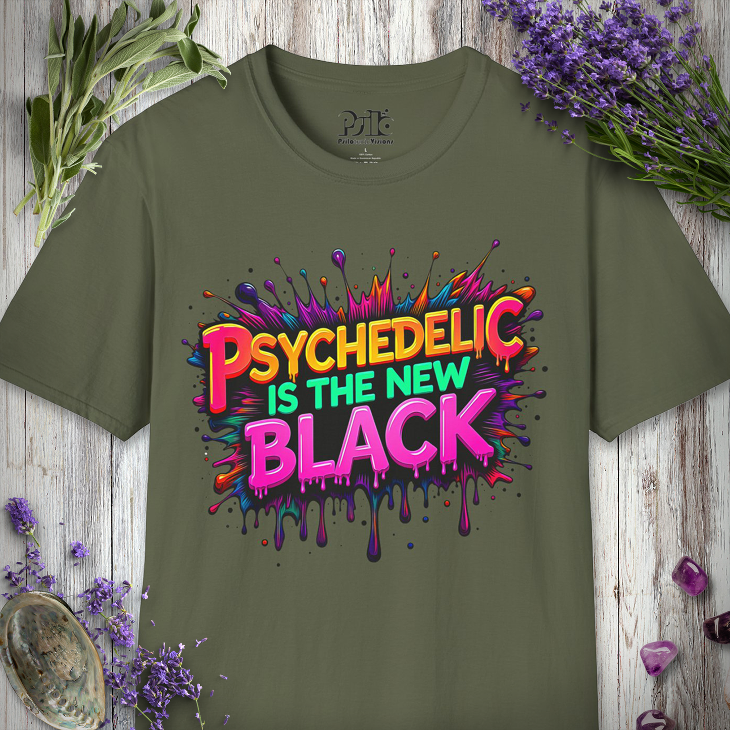 Psychedelic Is The New Black T-SHIRT