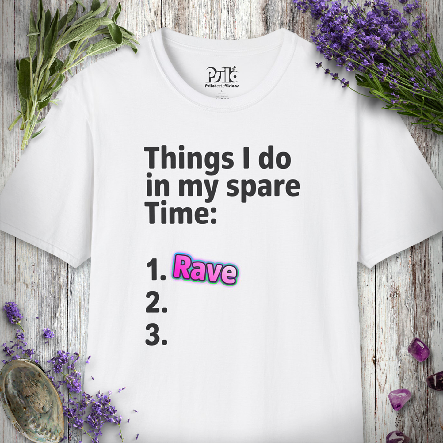 "Spare Time - Rave" T-SHIRT