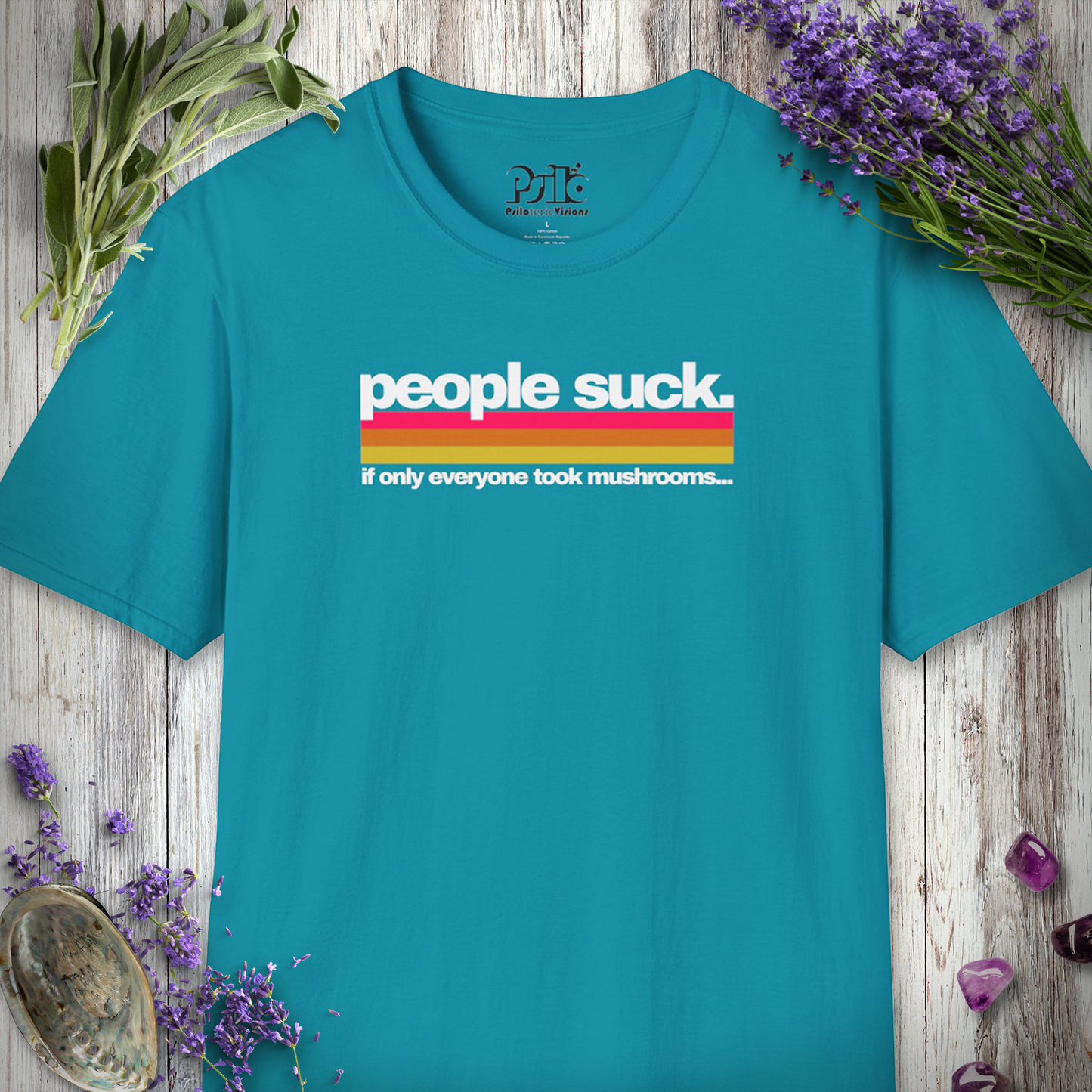 People Suck - Take Mushrooms T-SHIRT