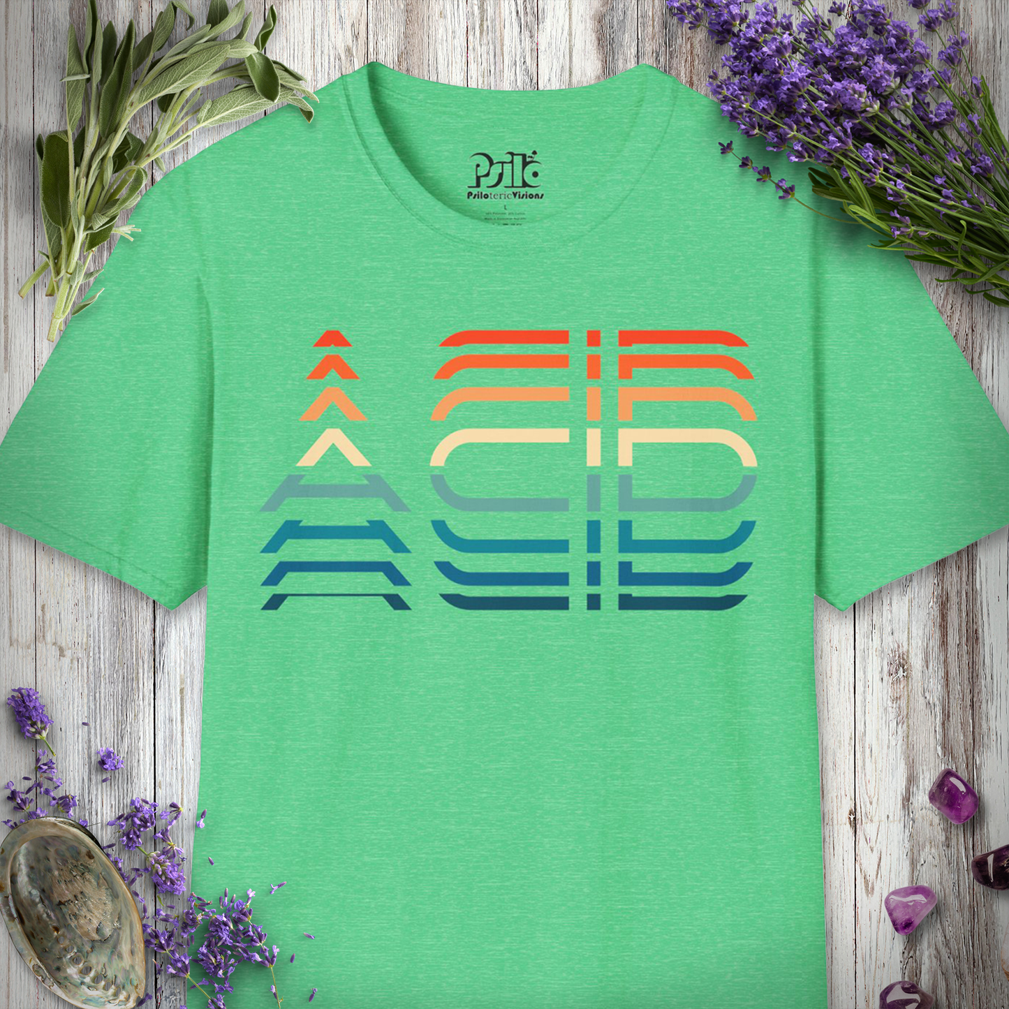 Acid Text Effect T-Shirt