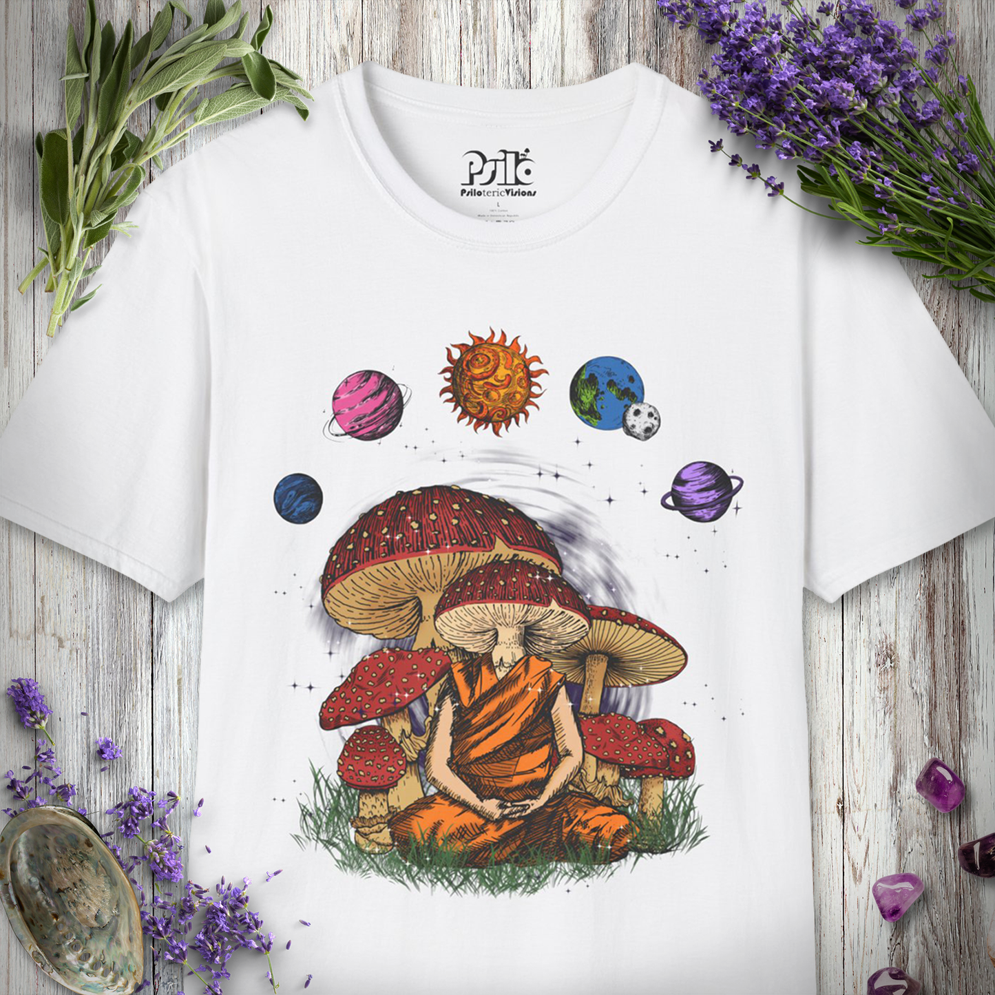 Buddhist Mushroom Head T-SHIRT