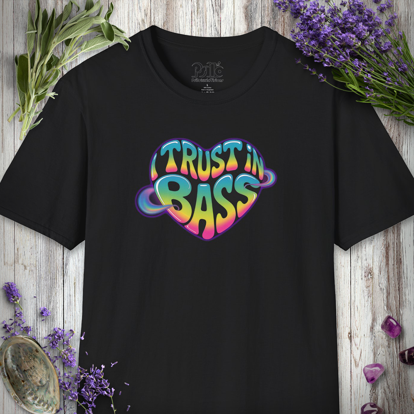 "I Trust In Bass Heart" T-SHIRT