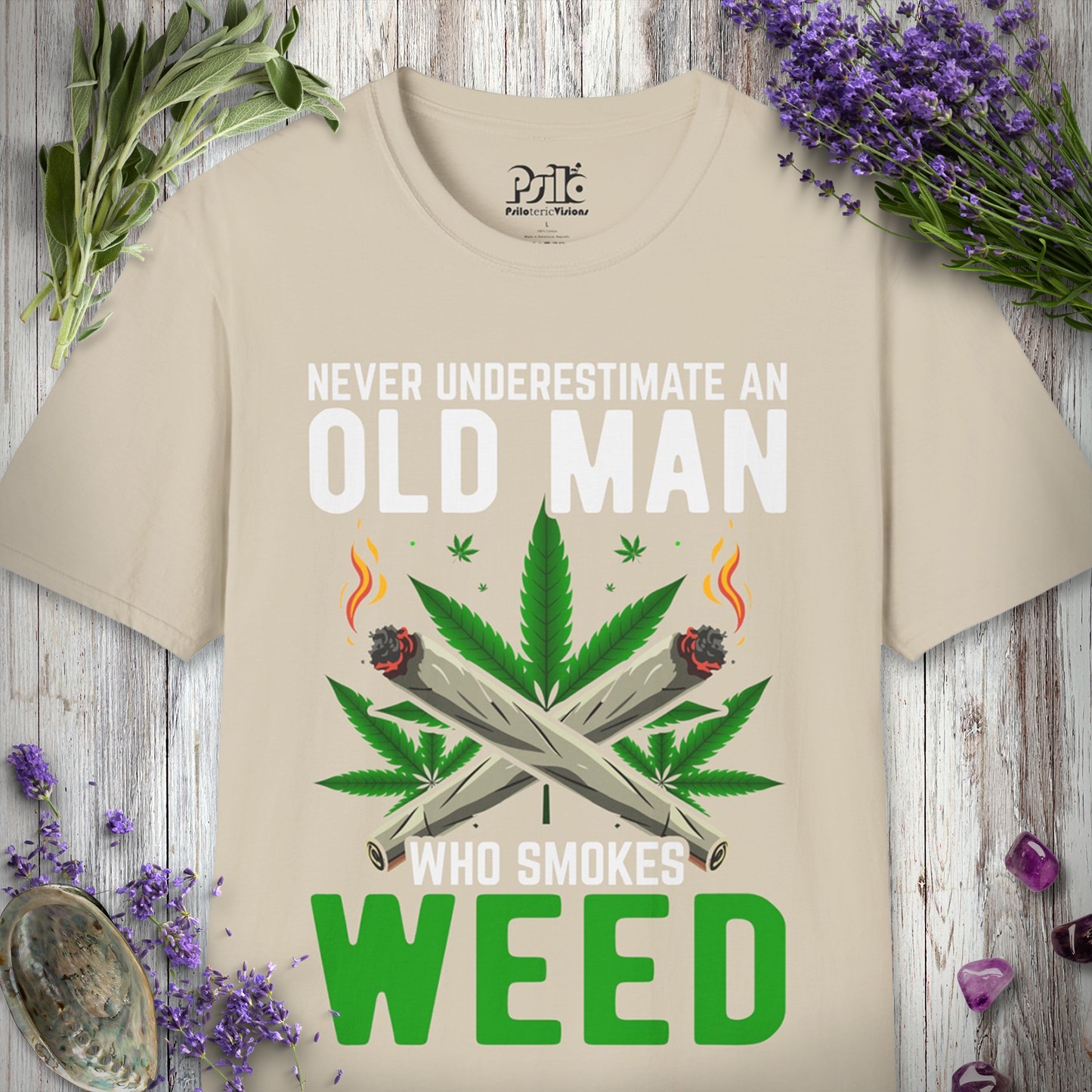 Old Man Weed T-SHIRT