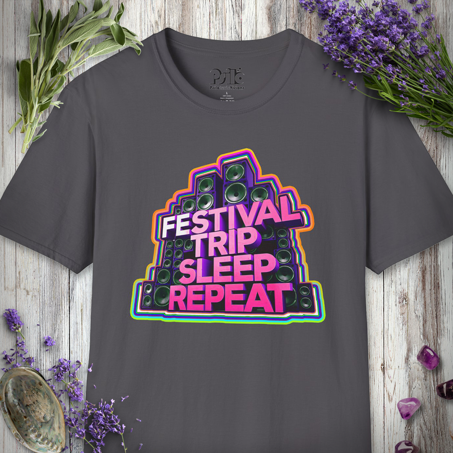 "Festival Trip Sleep Repeat" T-SHIRT