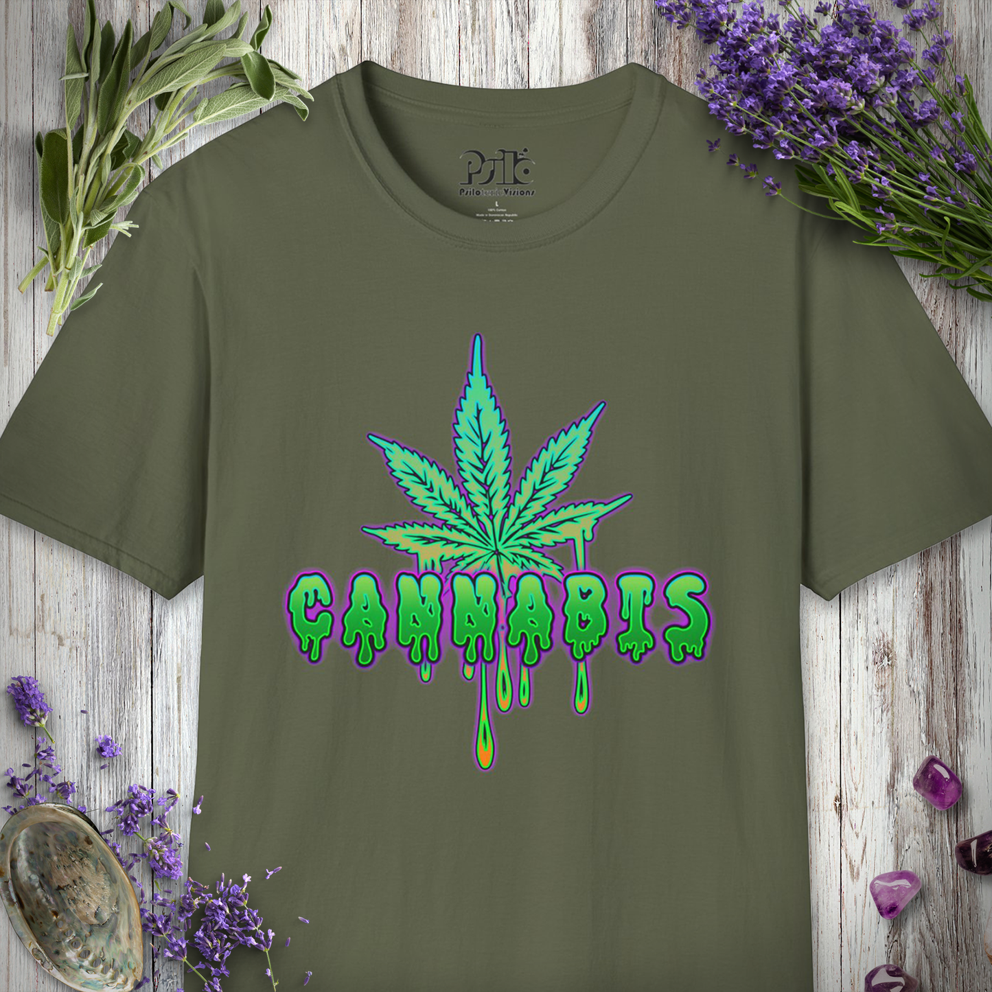 Trippy Cannabis T-SHIRT