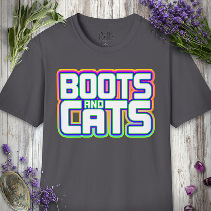 "Boots and Cats (Bold)" T-SHIRT